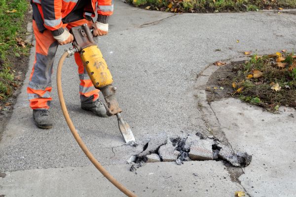 Concrete Sidewalk Removal in Paducah