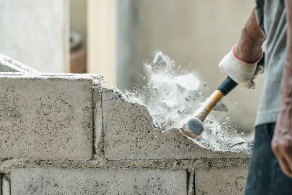 Block Wall Demolition in Paducah